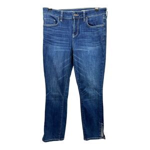 PILCRO AND THE LETTERPRESS ANTHROPOLOGIE Women’s Stet Slit Hem Jeans Blue 29